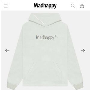 Madhappy Reflective Hoodie in Seafoam Size M